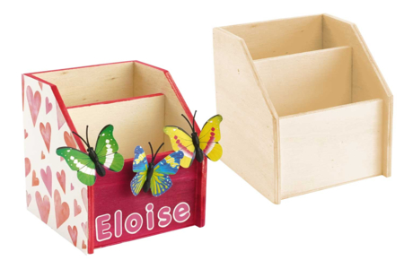 Pot crayons bois - Pots à crayons, cache-pots – 10doigts.fr