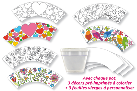 Pot De Fleurs à Décorer