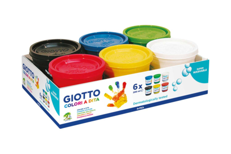 pot peinture aux doigts giotto - Peinture gouache aux doigts – 10doigts.fr