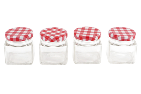 pots de confiture en verre - Supports en Verre – 10doigts.fr