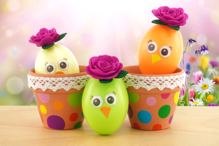 poussin de pâques DIY - Activités manuelles DIY Pâques – 10doigts.fr