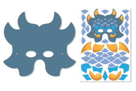 préhistoire masque - Masques Créatifs – 10doigts.fr