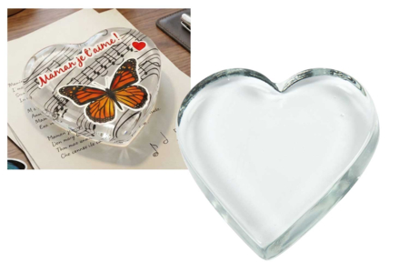 presse papier en verre - Supports en Verre – 10doigts.fr