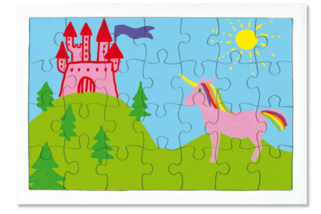 puzzle licorne - Puzzles à colorier – 10doigts.fr