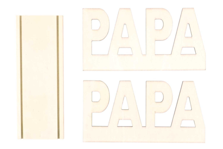 Range lettre papa - Cadeaux DIY fête des pères – Pour le bureau de papa – 10doigts.fr