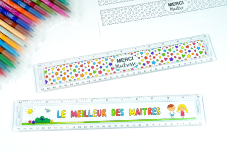 règle cadeau fin année maitresse - Activités manuelles cadeaux maitresses, maitres, ATSEM, AESH, nounous... – 10doigts.fr