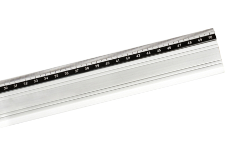 règle métal aluminium 50 cm - Cutters, massicot – 10doigts.fr