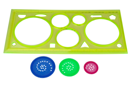 règle spirographe mandala rosace enfants - Accessoires de dessin – 10doigts.fr