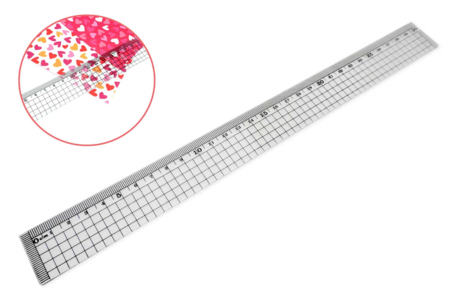 règle transparente graduée - Cutters, massicot – 10doigts.fr