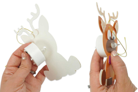 rennes lumineux à suspendre - Kits créatifs de Noël pour les enfants – 10doigts.fr