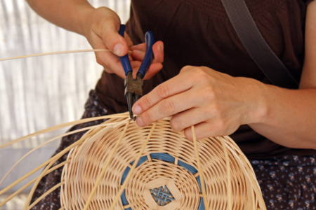 rotin tressé panier - Vannerie – 10doigts.fr