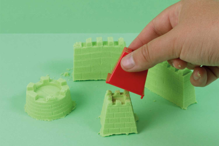 sable à modeler vert - Sable à modeler - Modelage et moulage – 10doigts.fr