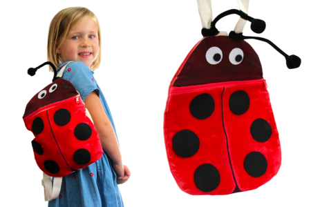 sac coccinelle - Coton, lin - Textiles – 10doigts.fr