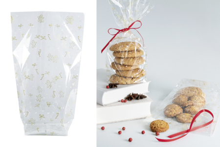 sachet transparent emballage noël - Papiers cadeaux et sacs – 10doigts.fr