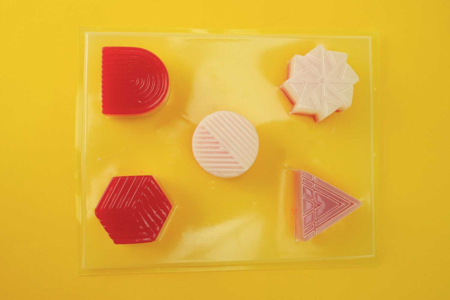 savons petits géométriques - Moules pour plâtre, savon, béton ... – 10doigts.fr