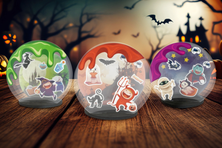 Scene Halloween 3D Composer - Kits créatifs Halloween – 10doigts.fr