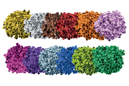 sequins paillettes Ø 8 mm pas cher - Paillettes à piquer – 10doigts.fr