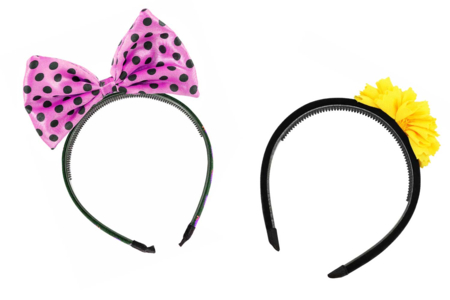 serre tête noir décoré noeuds - Bijoux de cheveux - Supports pour Bijoux – 10doigts.fr