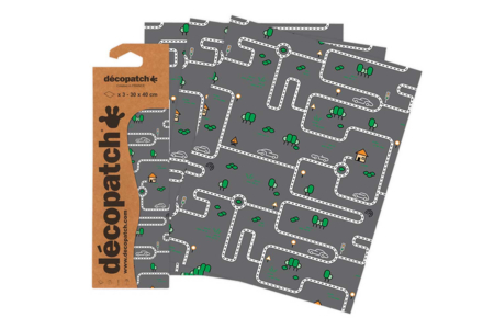 Set de 3 feuilles Décopatch N° 907 - Papiers Décopatch – 10doigts.fr