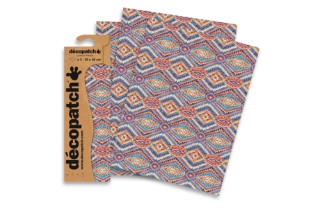 Set de 3 feuilles Décopatch N°800 - Papiers Décopatch – 10doigts.fr