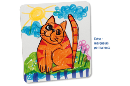 carte  pour activités de dessin, peinture, collage, mosaïque... - Cadres en carton – 10doigts.fr