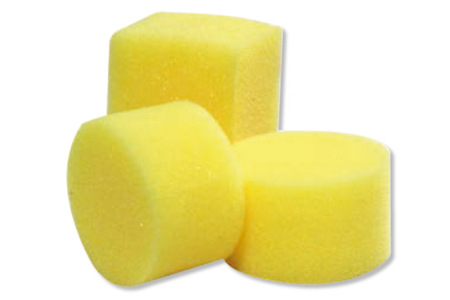 Set de 6 éponges à peindre, formes assorties - Tampons mousse, éponges – 10doigts.fr