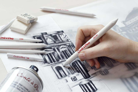 Set d'estompes et gomme mie de pain - Accessoires de dessin Beaux-Arts – 10doigts.fr
