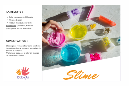slime comment faire ? - Activités manuelles modelage – 10doigts.fr