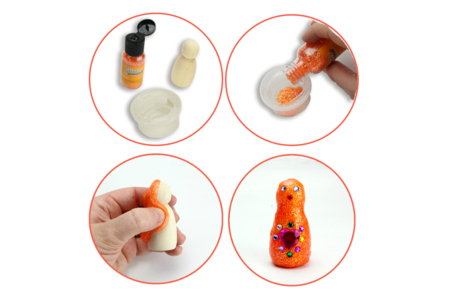 slime orange - 10doigts.fr