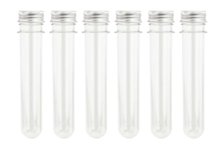 soliflore en plastique tube - Plastique Transparent – 10doigts.fr
