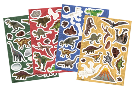 stickers fenêtres dinosaures - Stickers Fantaisies – 10doigts.fr