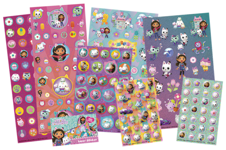stickers gommettes gabby et la maison magique - Stickers Fantaisies – 10doigts.fr