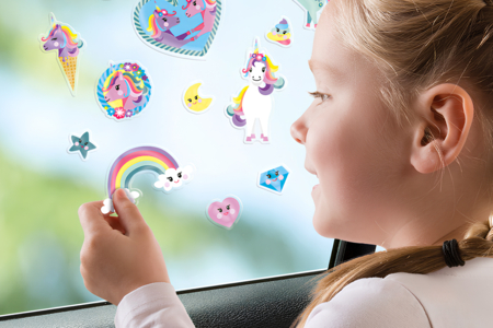stickers vitres fenêtres licornes - Stickers Fantaisies – 10doigts.fr