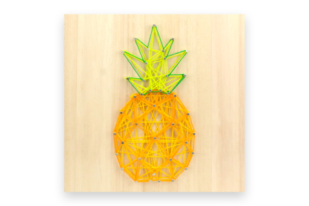 string art ananas - String Art – 10doigts.fr
