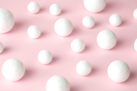 Styrofoam ball - Boules en polystyrène – 10doigts.fr