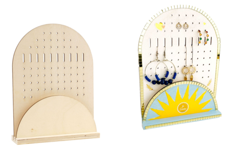 Support boucles d'oreilles - Boîtes et supports à bijoux – 10doigts.fr