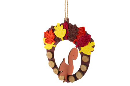 suspension écureuil rondins de bois - Décors nature – 10doigts.fr