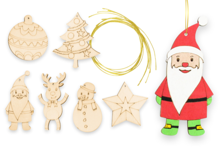 suspensions noël - Guirlandes et suspensions Noël – 10doigts.fr