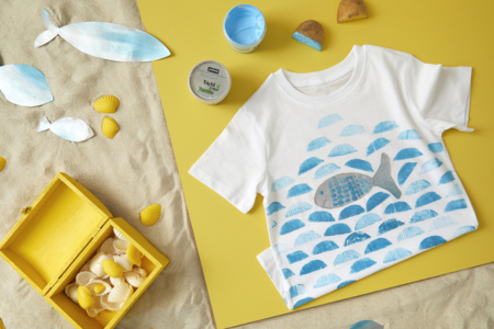 t-shirt tactilcolor  - Peinture gouache aux doigts – 10doigts.fr