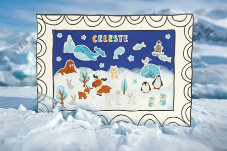 Gommettes banquise (2 planches) - Gommettes Animaux – 10doigts.fr