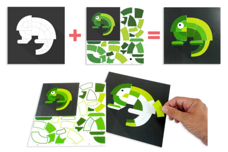 tableau gommettes numéro d'art - Kits créatifs gommettes – 10doigts.fr