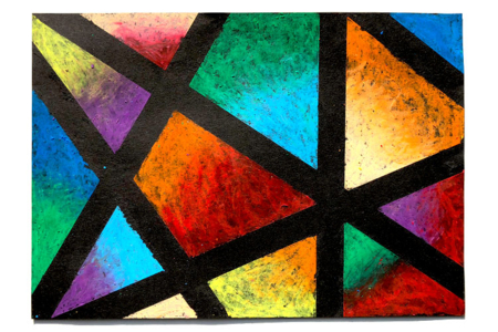 tableau pastel à l'huile - Activités manuelles peinture – 10doigts.fr