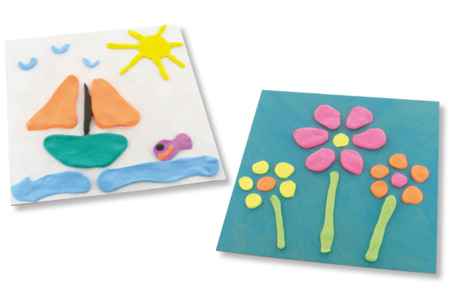 Tableaux en pâtes à modeler SOFT CLAY - Activités manuelles modelage – 10doigts.fr