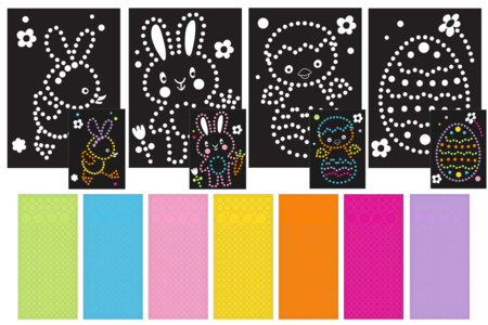 Tableaux enfant paques - Kits créatifs Pâques – 10doigts.fr