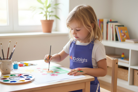 Tablier de protection en tissu - Tabliers et protections – 10doigts.fr