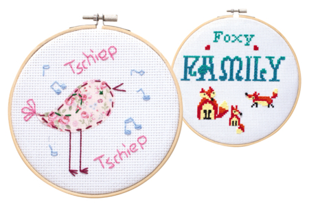 tambour à broder cercle broderie - Tambours et toiles à broder – 10doigts.fr