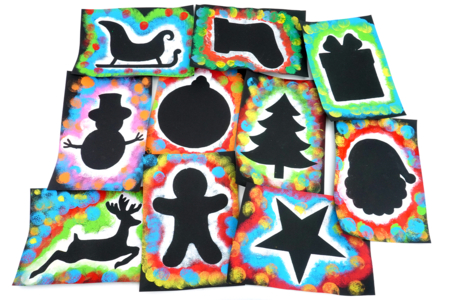 Tampon Peinture Noel Enfant - Activités manuelles bricolages de Noël – 10doigts.fr