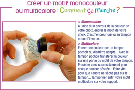 Tampons "La mer" - 10 tampons + 3 encreurs - 10doigts.fr