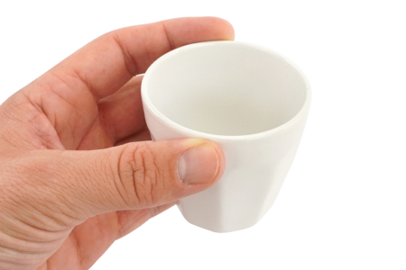 tasse café blanche à personnaliser - Supports en céramique à décorer – 10doigts.fr