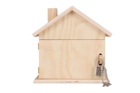 tirelire bois maison - Objets bois pour la maison – 10doigts.fr